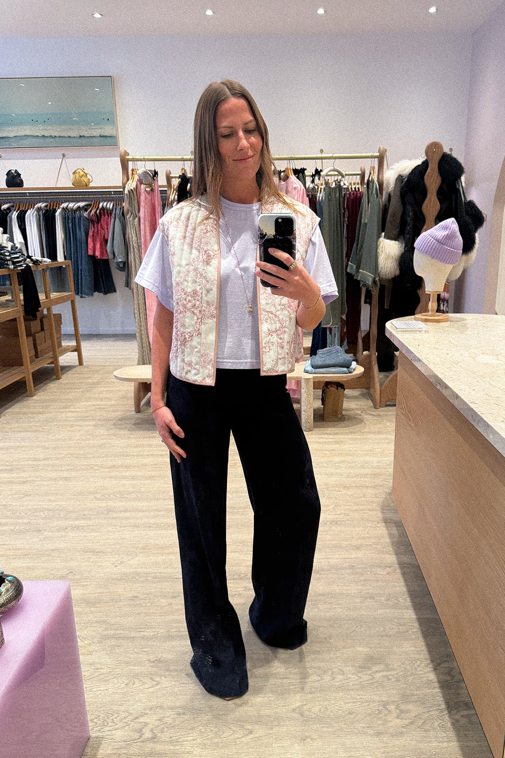 PANTALON BOUQUET JACQUARD