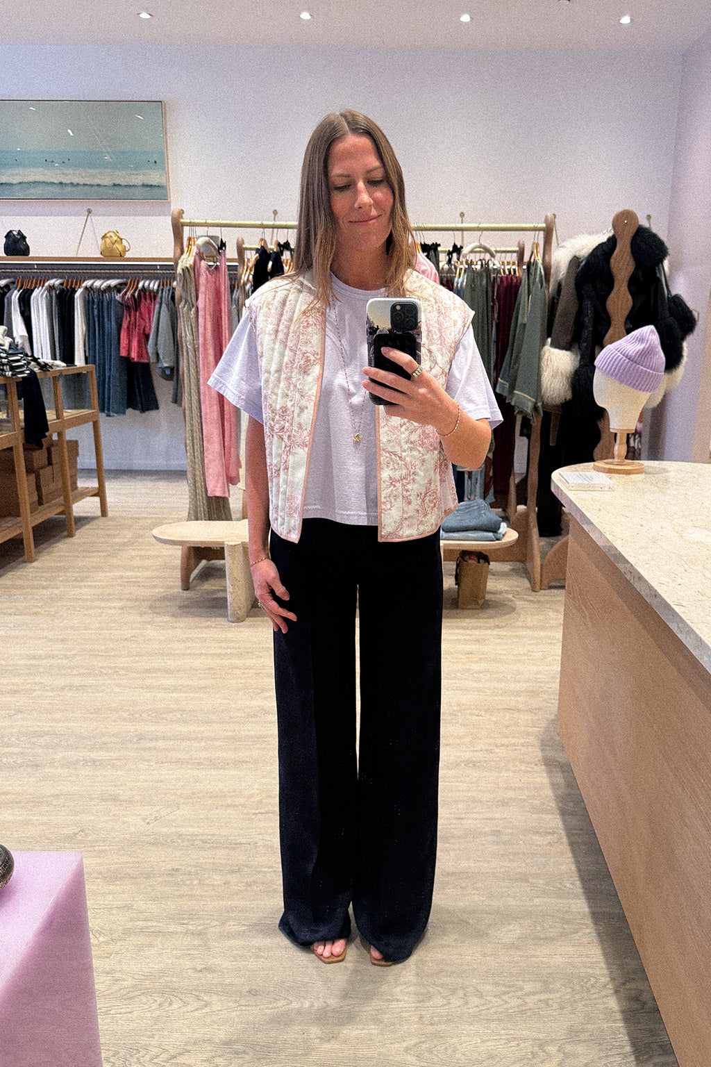 PANTALON BOUQUET JACQUARD