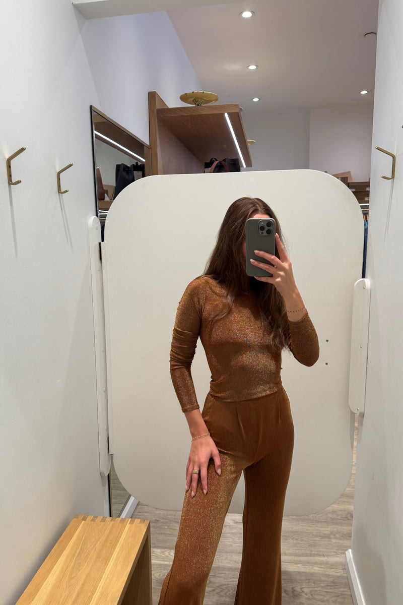 LUREX JERSEY TURTLE NECK