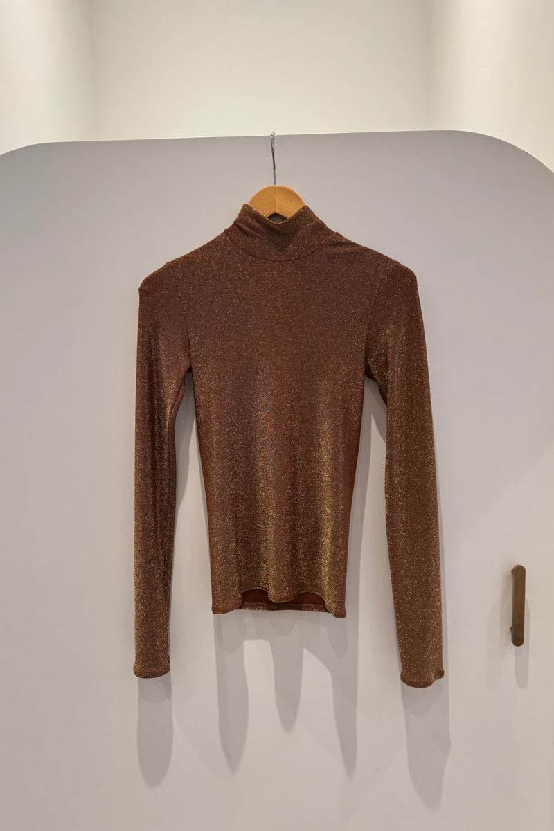 LUREX JERSEY TURTLE NECK