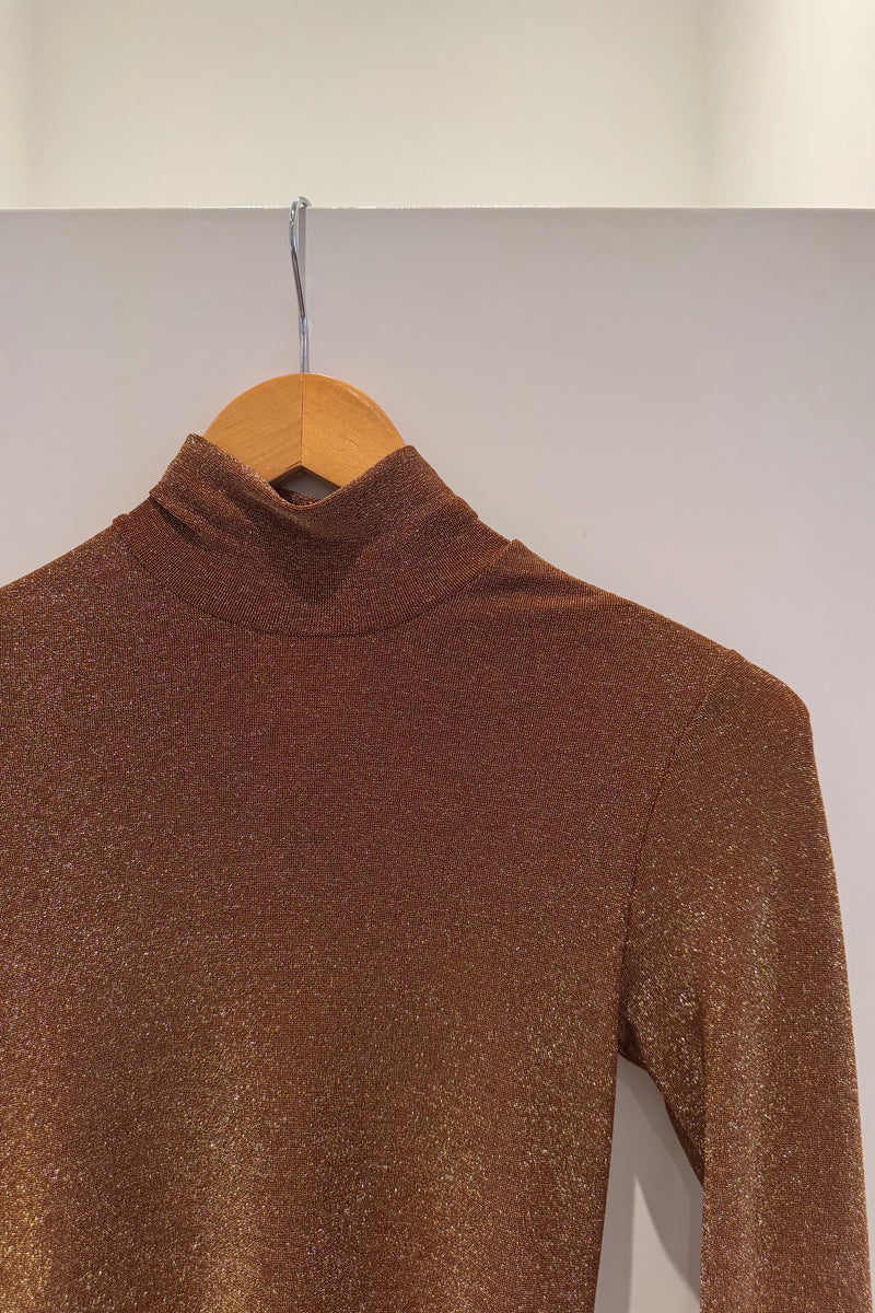 LUREX JERSEY TURTLE NECK