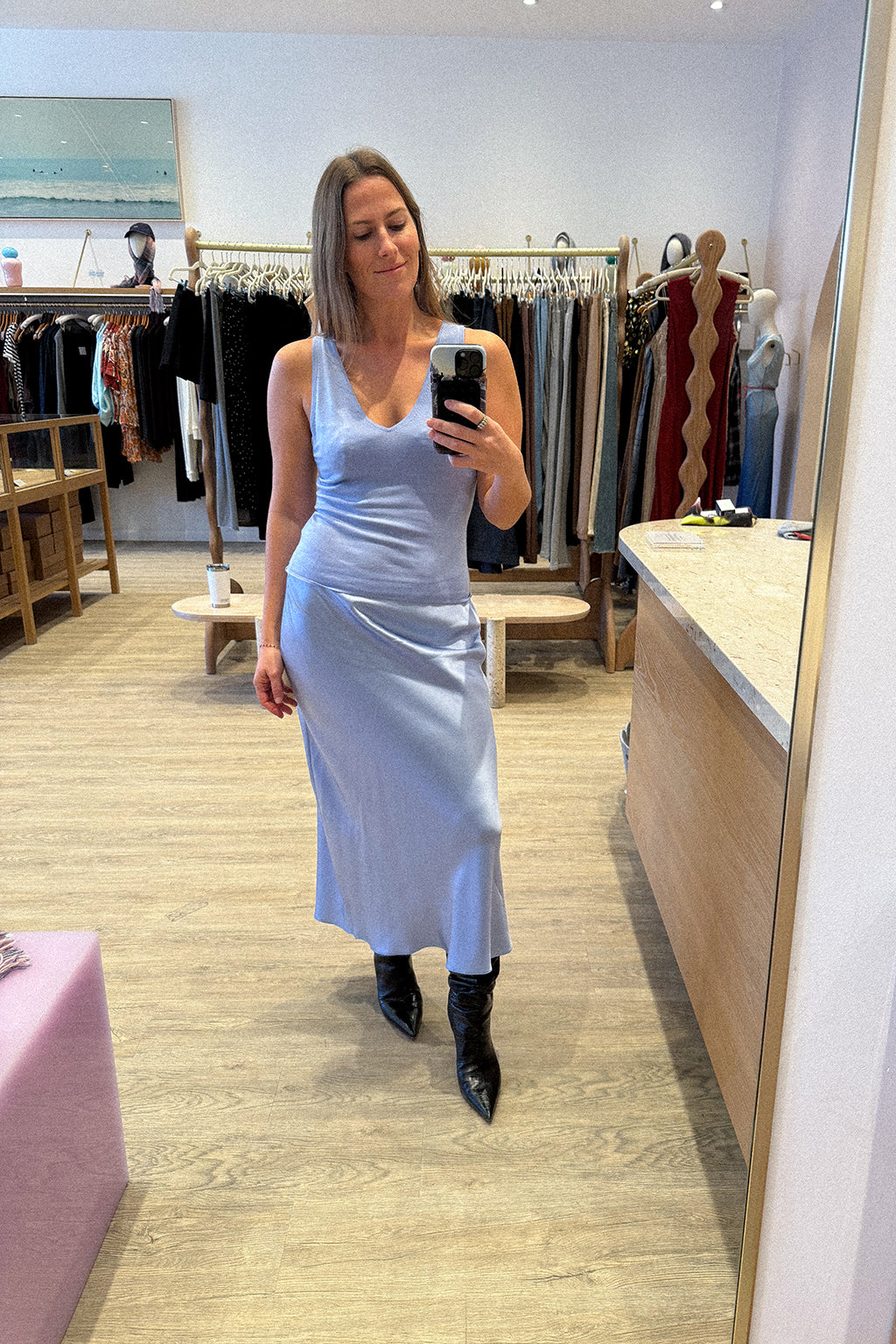 ADDYSON V-NECK LAYERING TANK