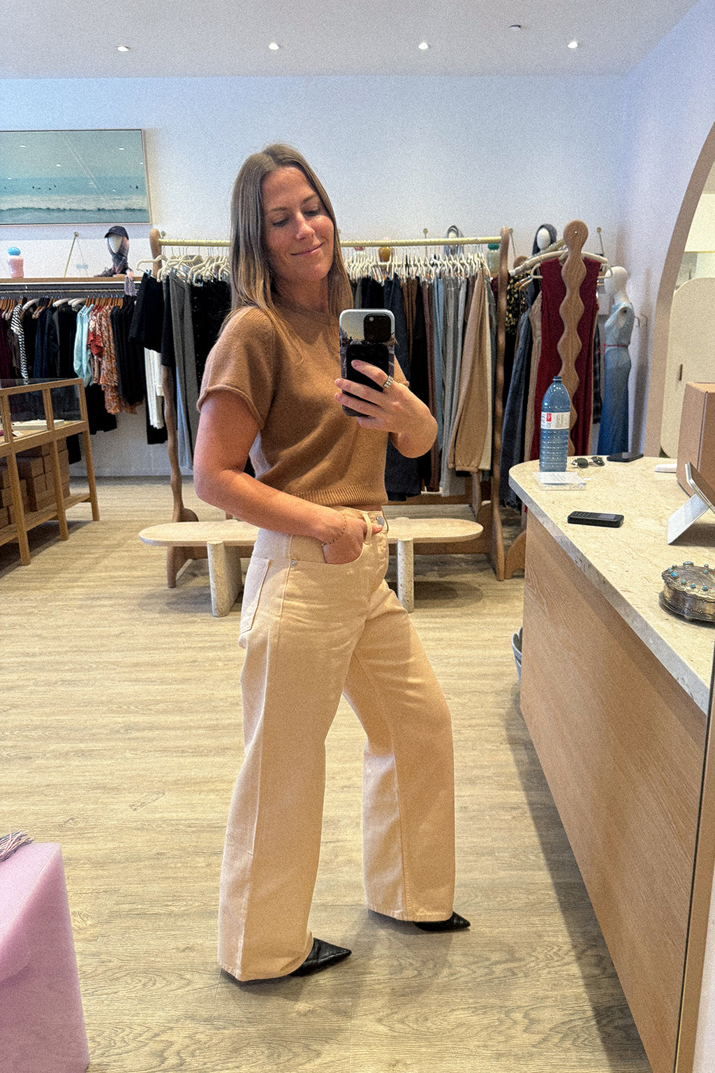 JONES RAGLAN SHORT SLEEVE SWEATER