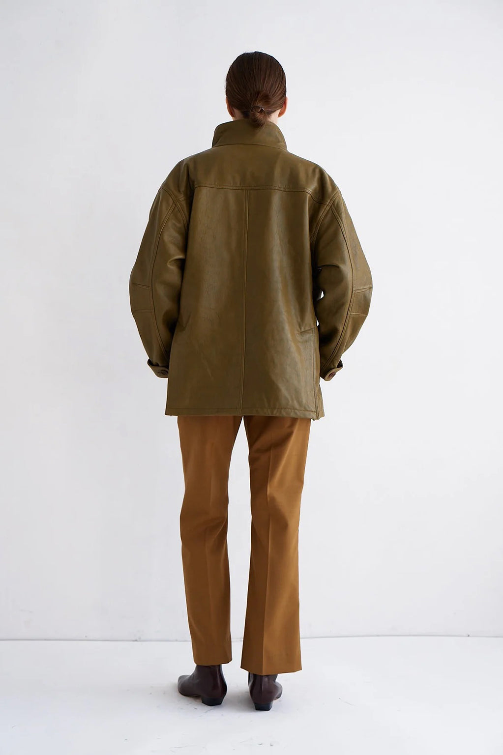 THE MINIMAL ANORAK LEATHER JACKET *pre-order*