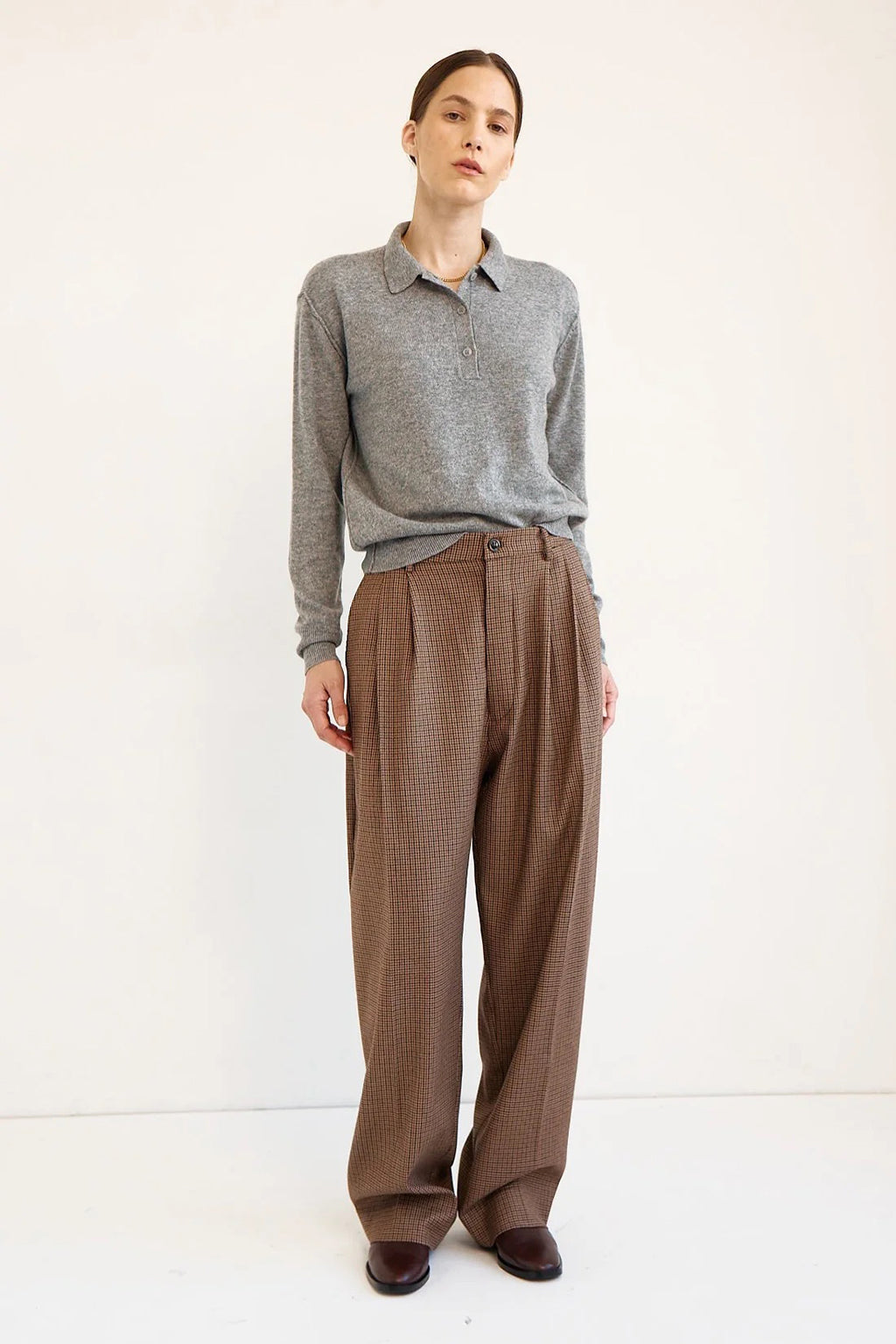 THE POLO KNIT TOP