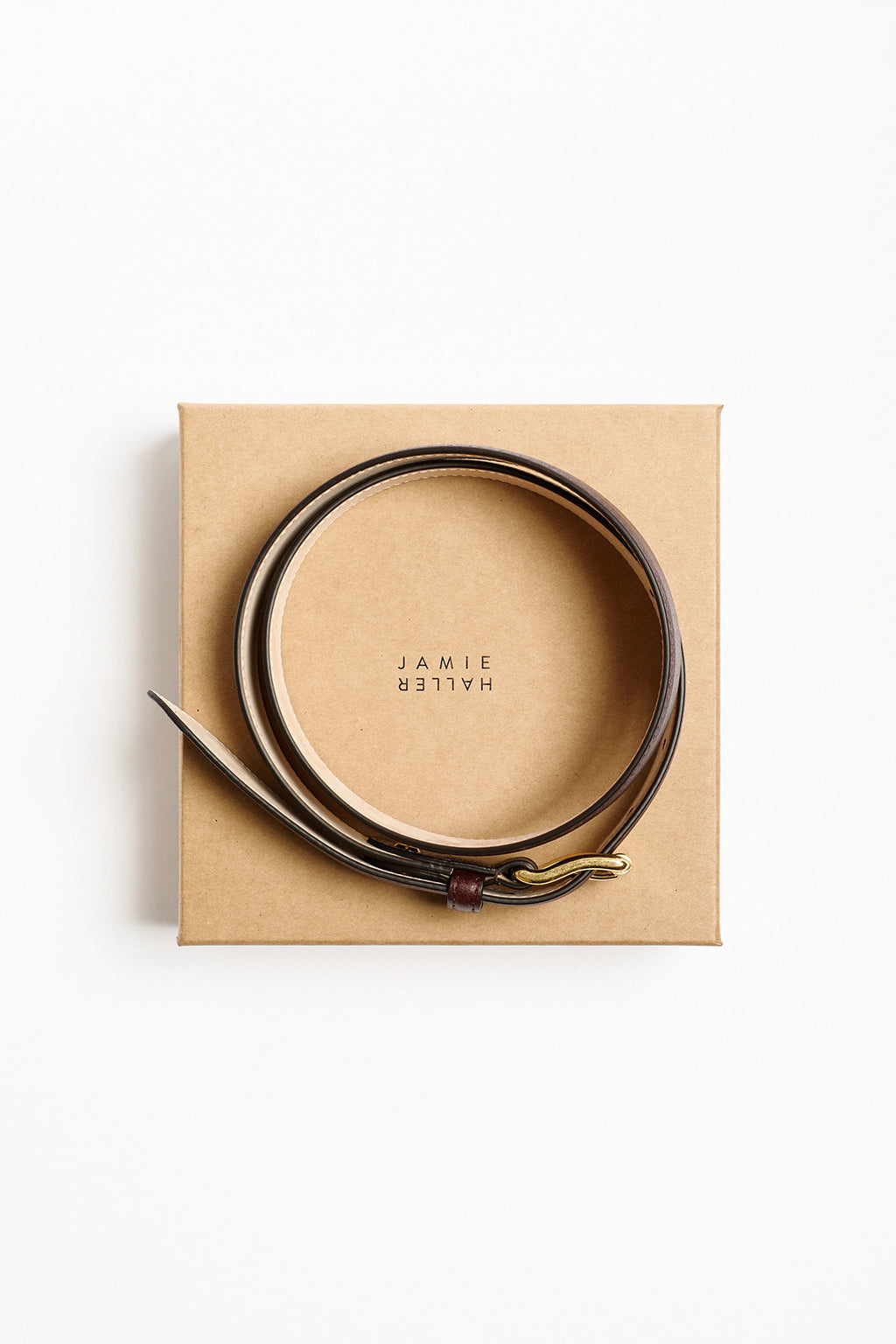 THE WAVE BELT IN OXBLOOD