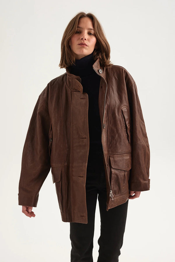 THE ANORAK LEATHER JACKET