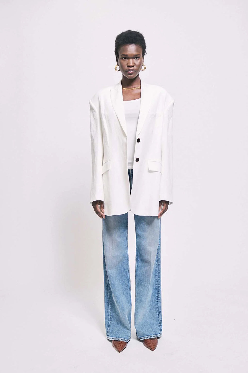 THE MID RISE CREASE JEAN *pre-order*