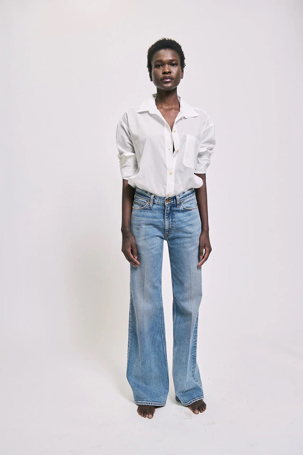 THE MID RISE CREASE JEAN *pre-order*