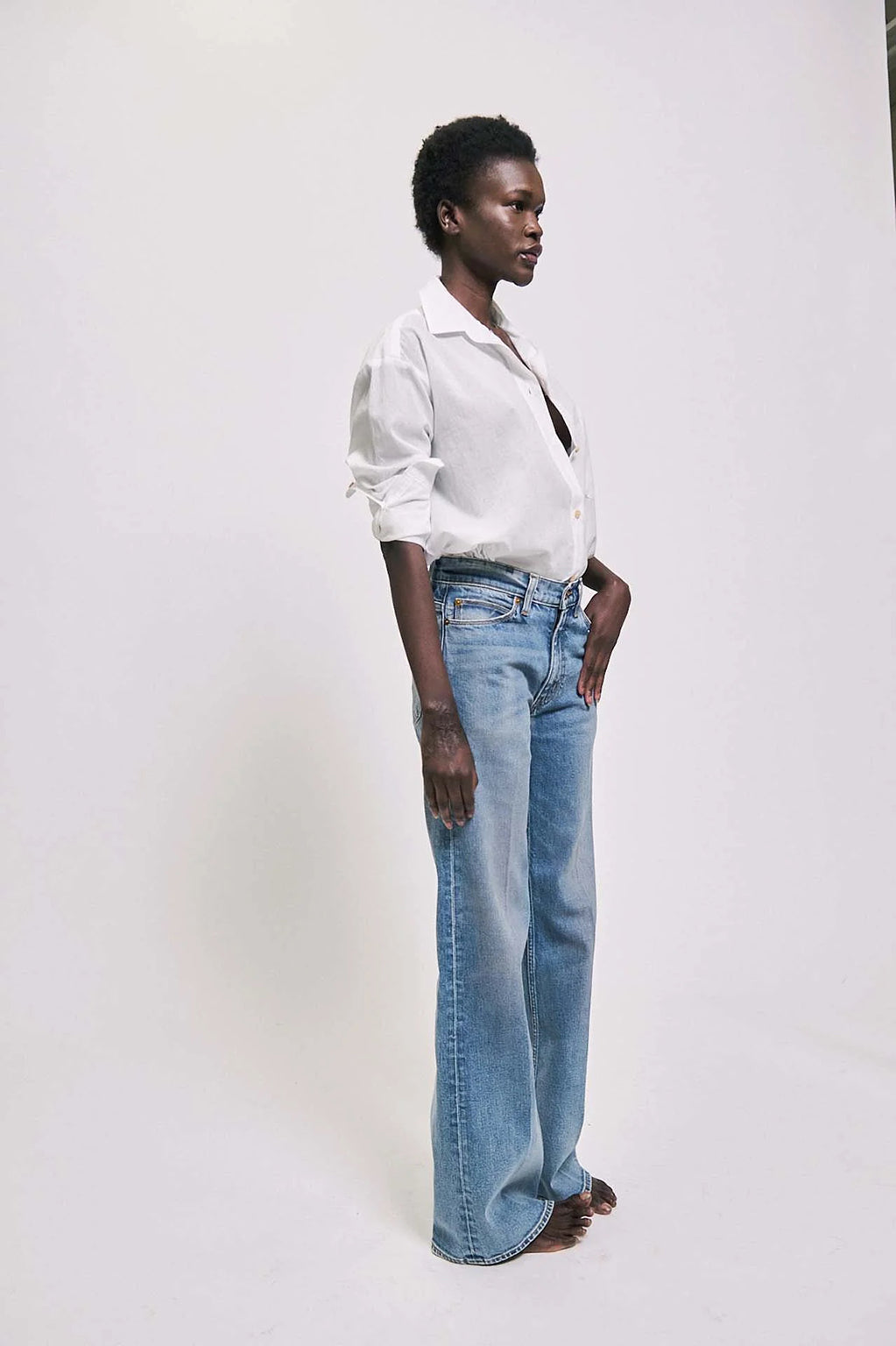 THE MID RISE CREASE JEAN *pre-order*