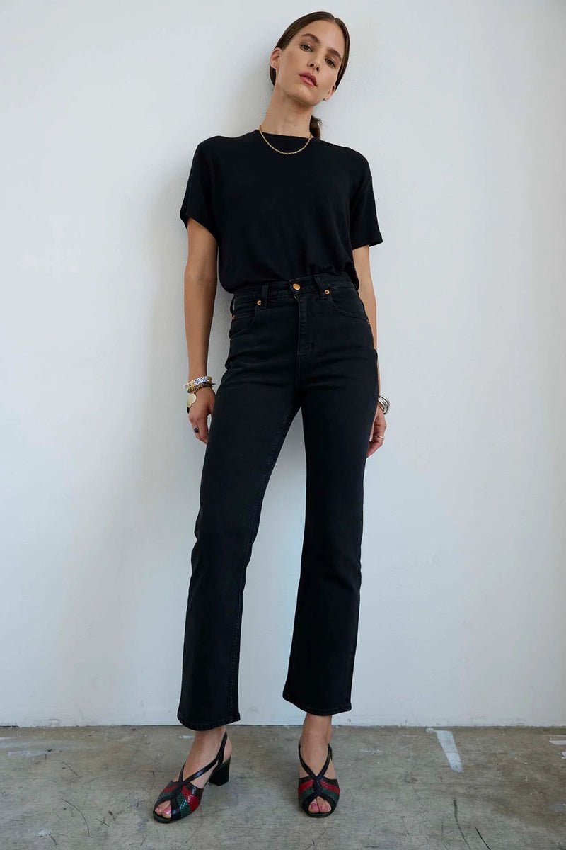 THE KENICKIE JEAN IN WASHED BLACK