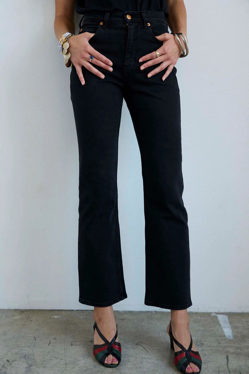 THE KENICKIE JEAN IN WASHED BLACK