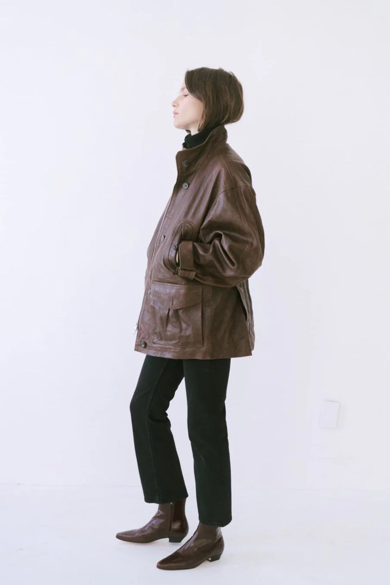 THE ANORAK LEATHER JACKET