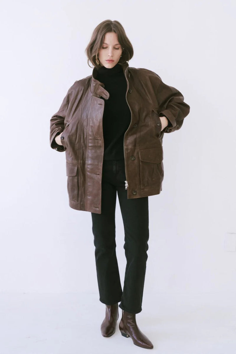 THE ANORAK LEATHER JACKET