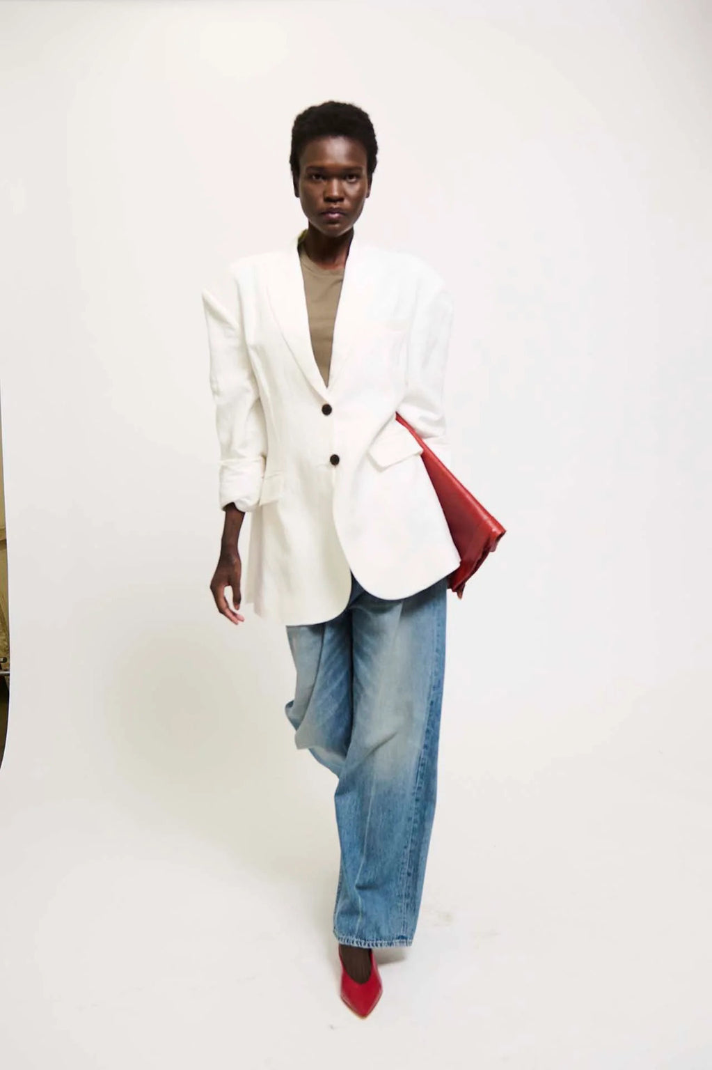 OVERSIZED LINEN BLAZER *pre-order*