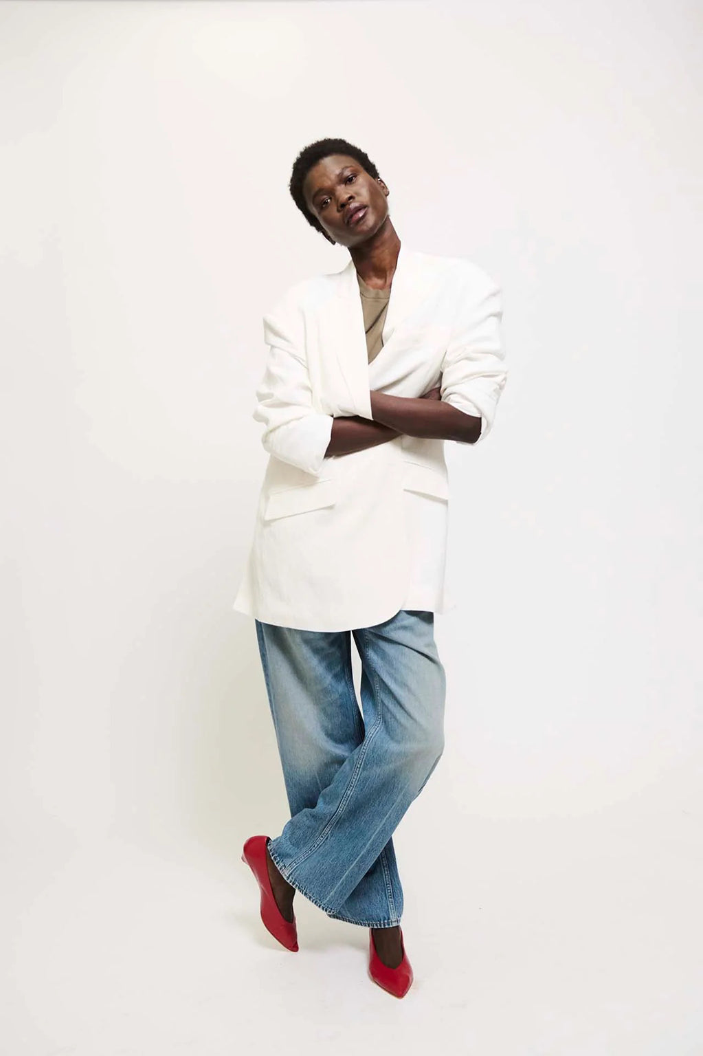 OVERSIZED LINEN BLAZER *pre-order*