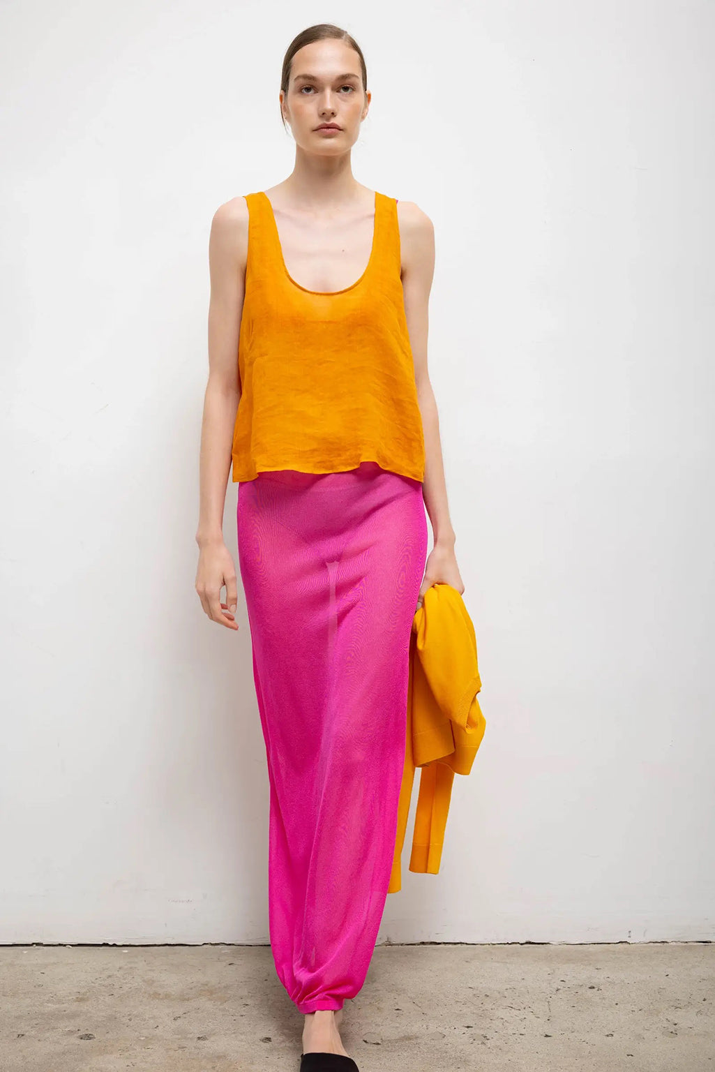 JACK MIDI SKIRT