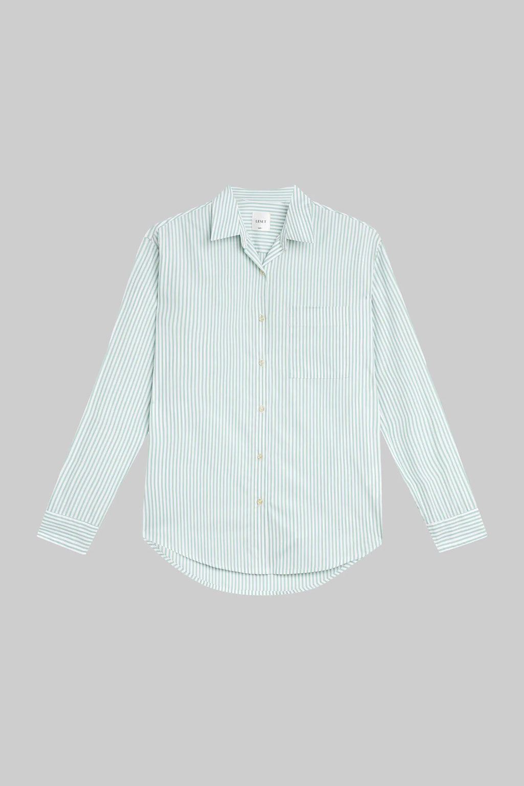 YOSHI STRIPE CLASSIC OVERSIZED BUTTON DOWN