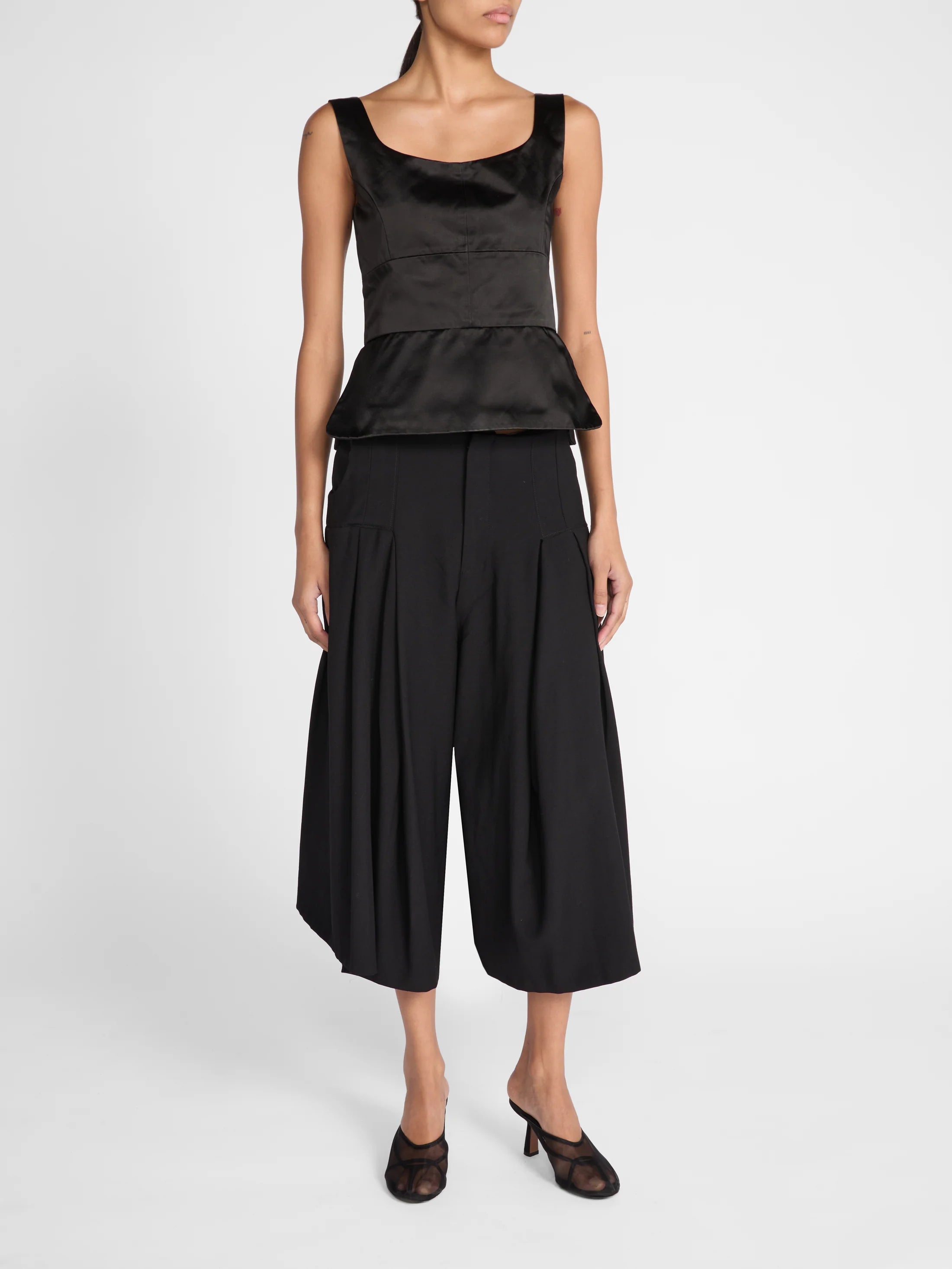 TRIPLE PLEAT CULOTTE TROUSER *pre-order*