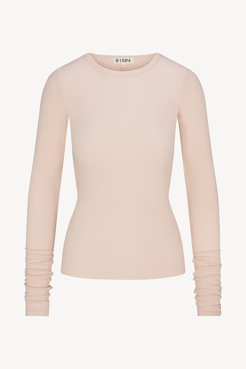 LONG SLEEVE FITTED TOP