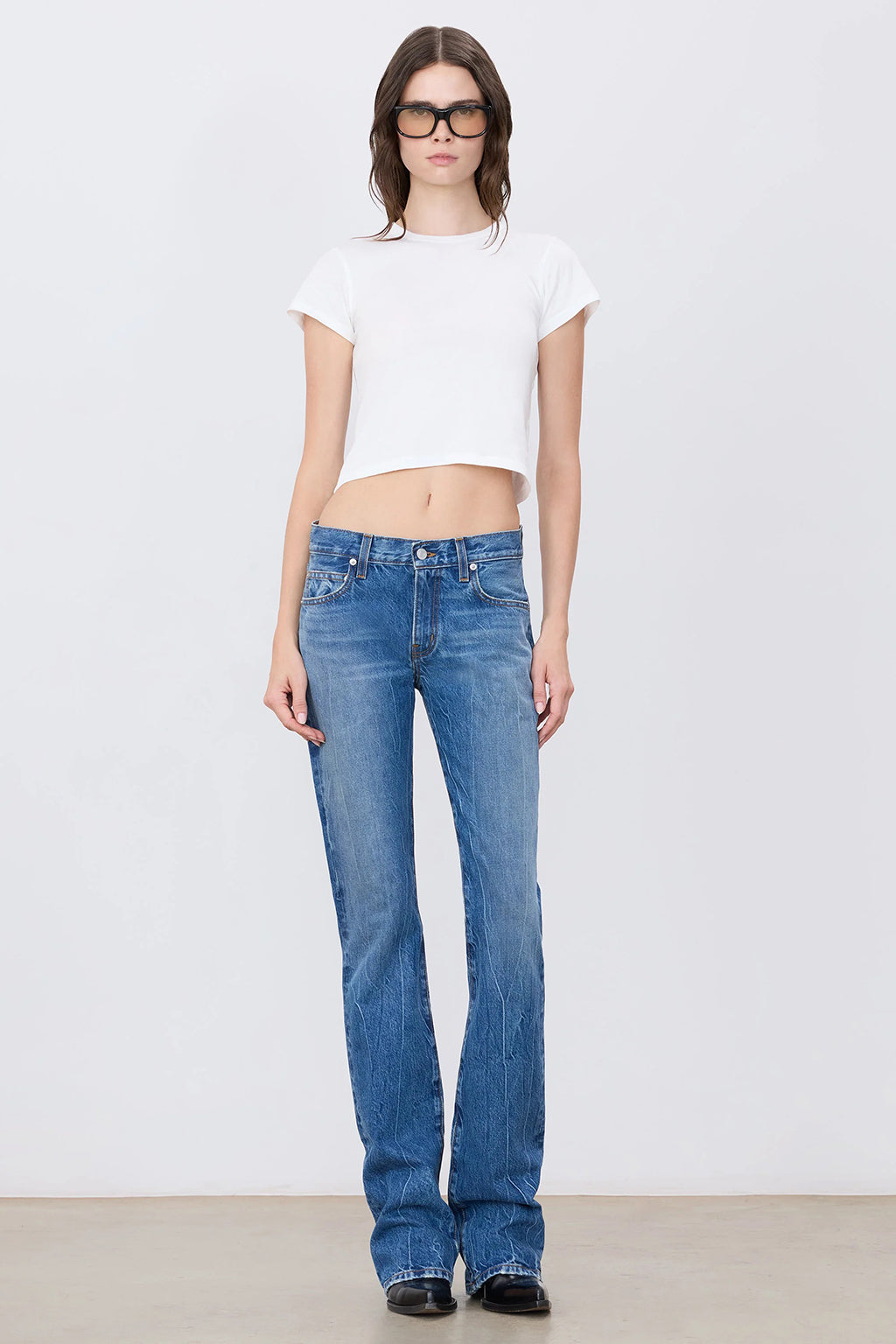 PRESLEY LOW RISE BOOT CUT DENIM