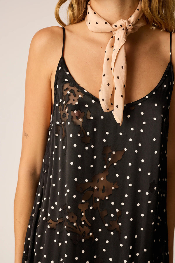 SQUARE SCARF - POLKA DOT CREAMA *pre-order*