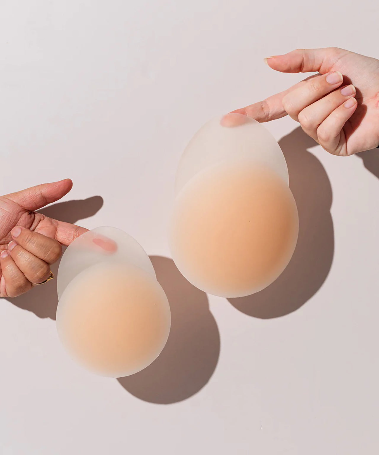 NO SHOW ADHESIVE EXTRA LIFT NIPPLE COVERS NO.3 BUFF