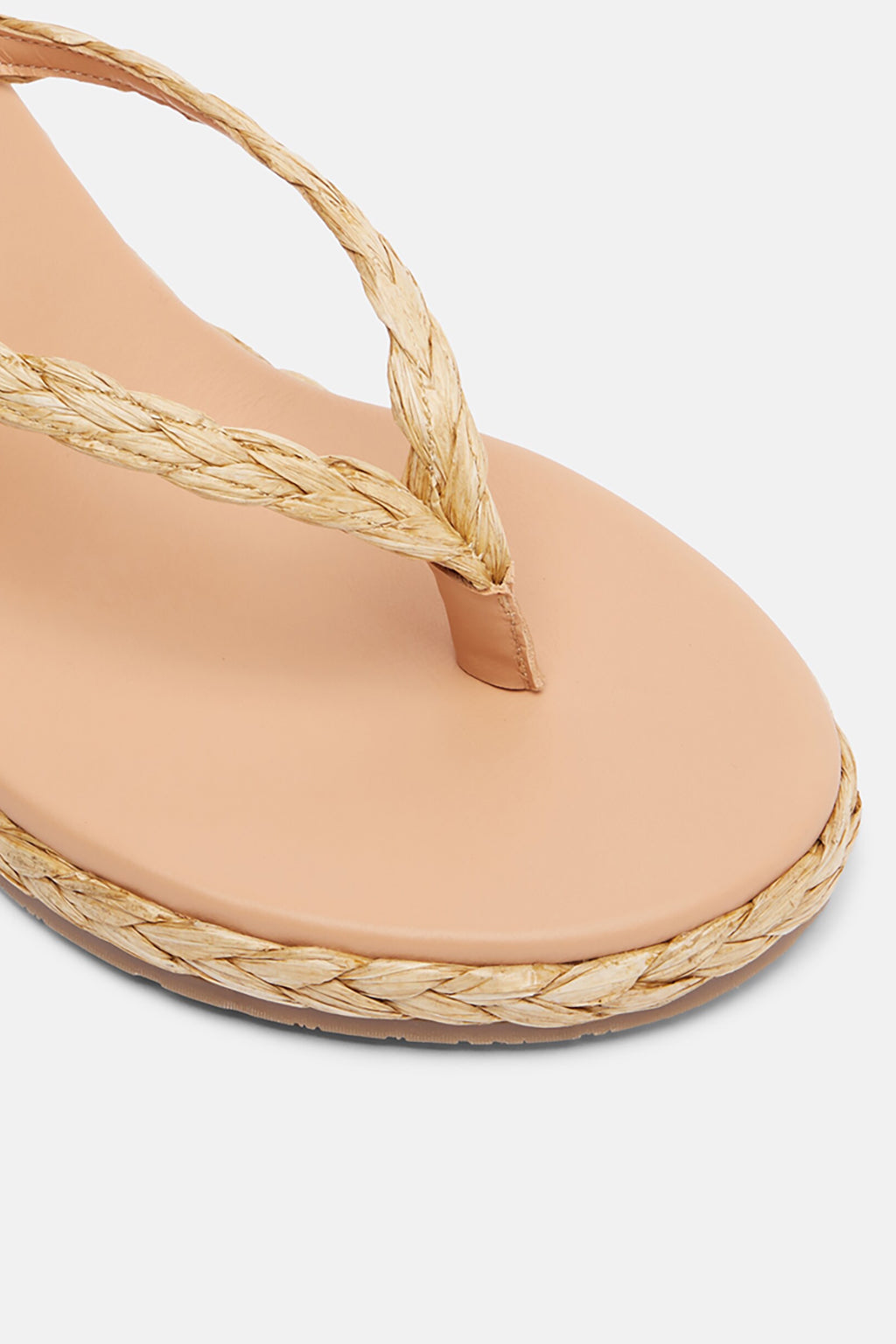 SANDALES À BRIDES ETHERIA EN RAFIA À TALON COMPENSÉ *précommande*