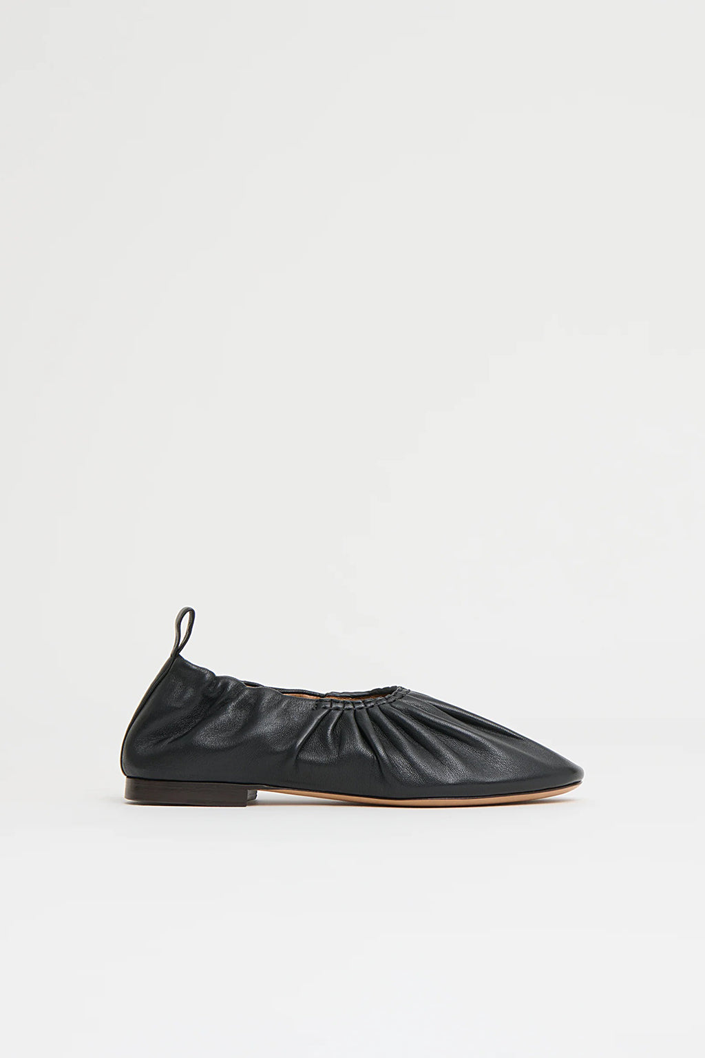 RUCHED BALLERINA FLAT