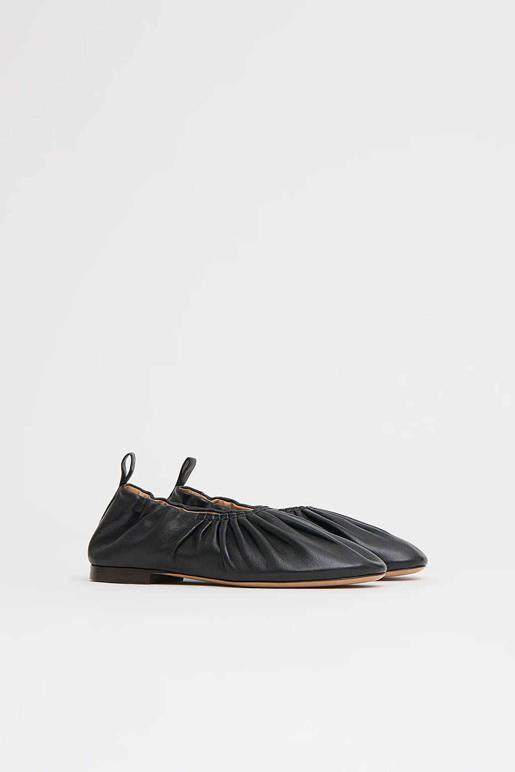 RUCHED BALLERINA FLAT