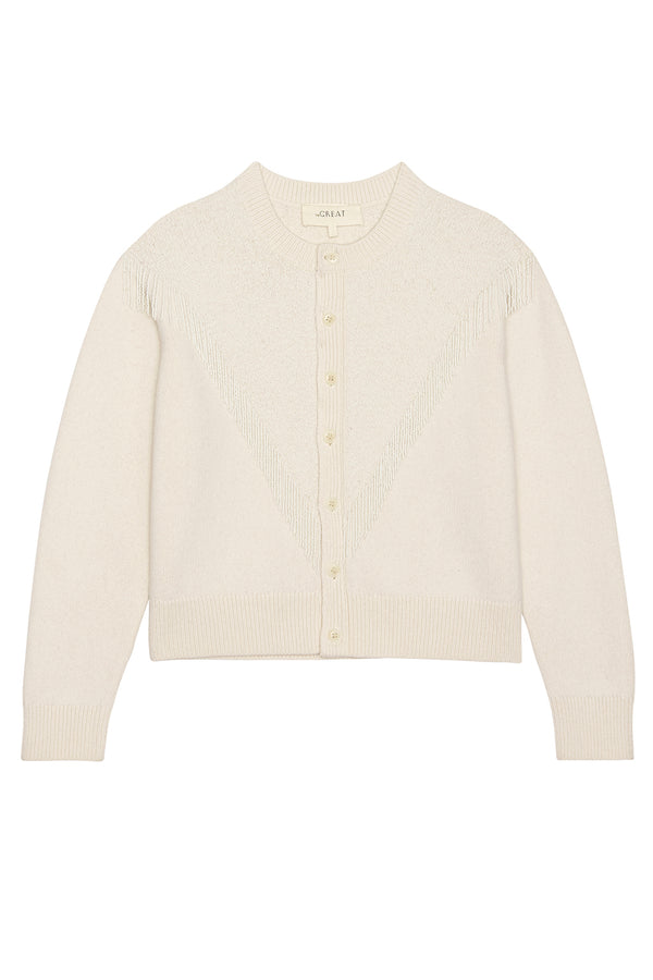 THE BEADED FRINGE CARDIGAN