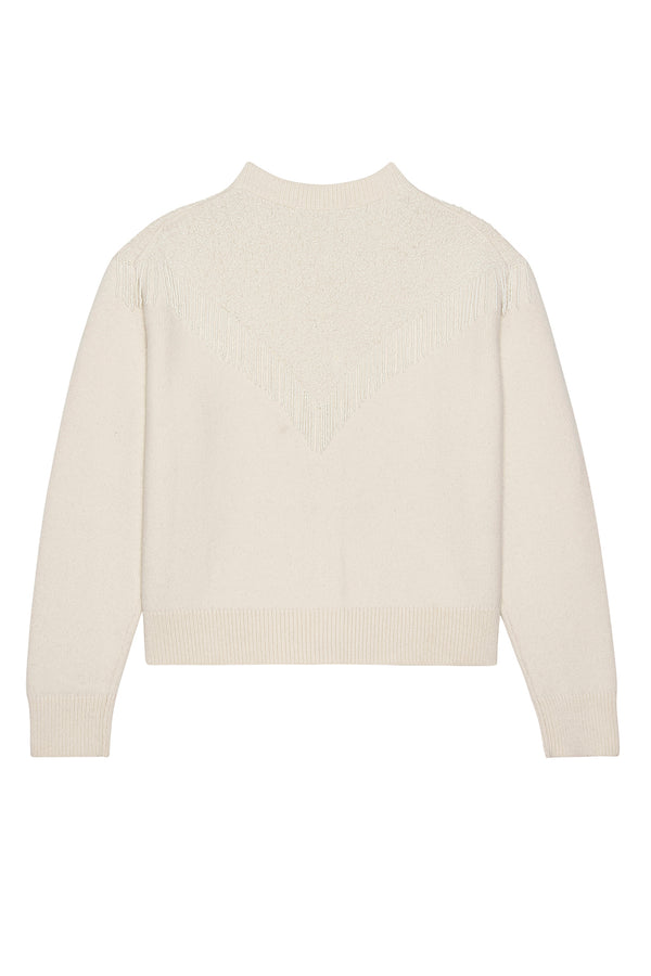 THE BEADED FRINGE CARDIGAN
