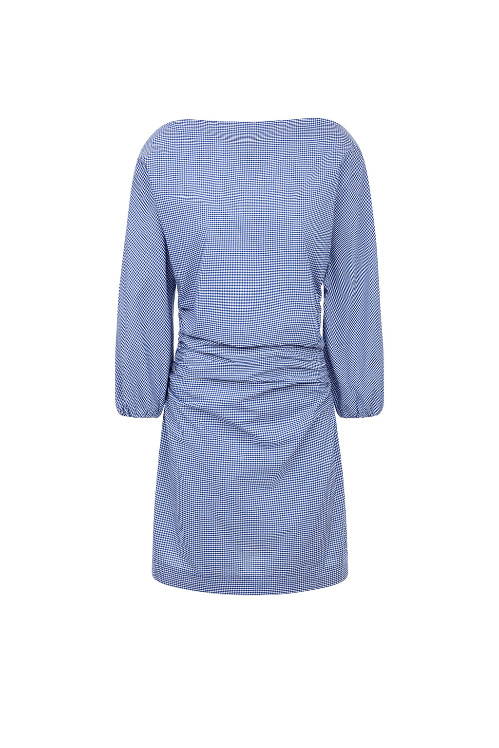 SHORT EZRA CHECK MINI DRESS