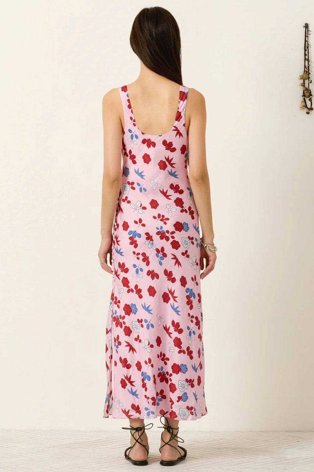 ADELE TUTU BLOOM SILK DRESS