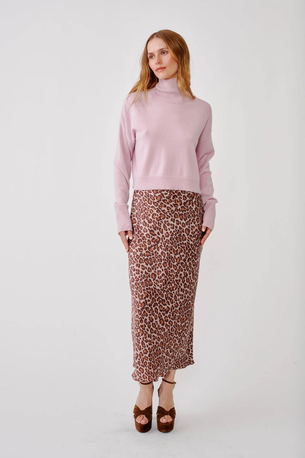 NADINE SLOUCHY TURTLENECK TOP