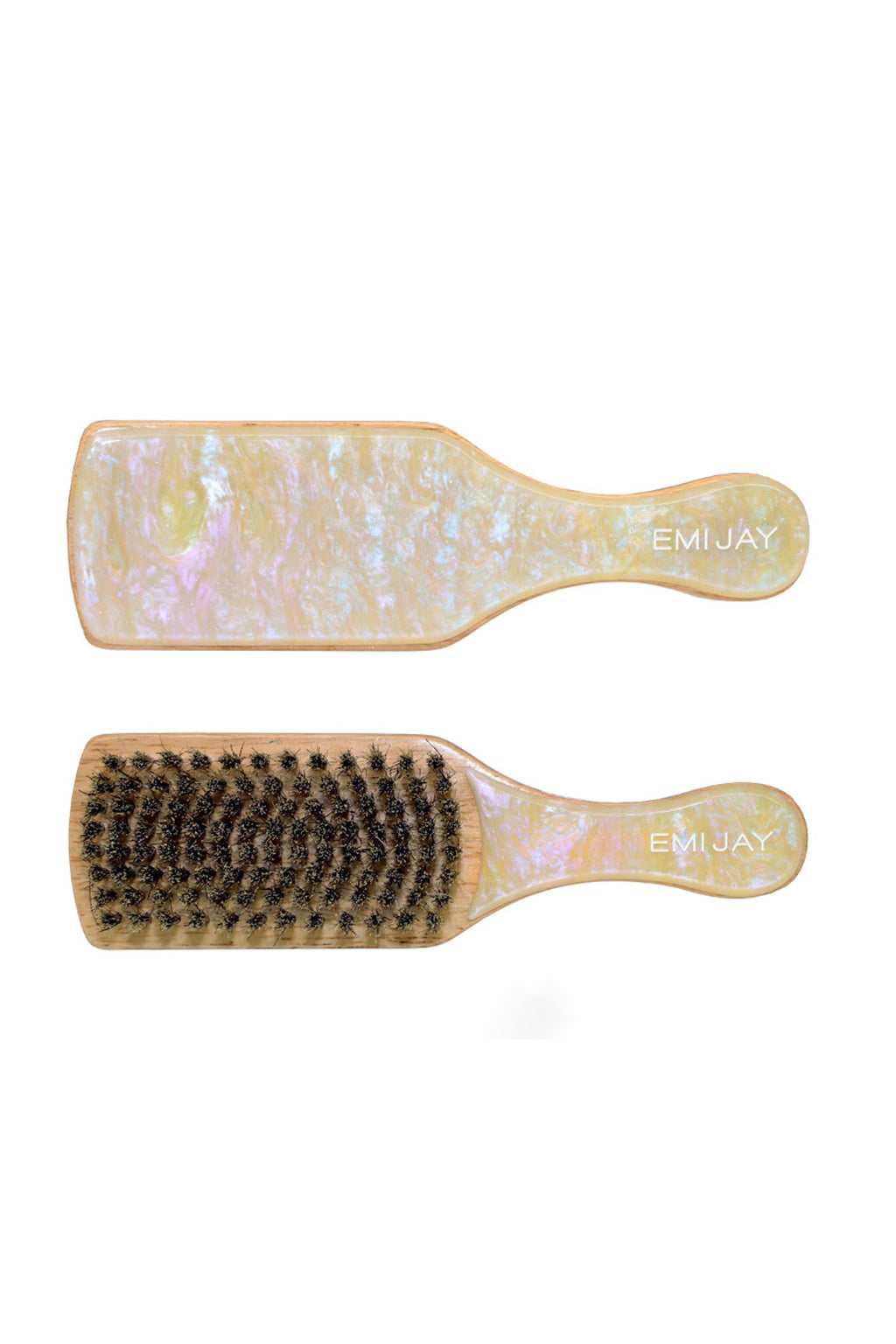 MINI BOAR BRISTLE BRUSH IN LEMON SUGAR