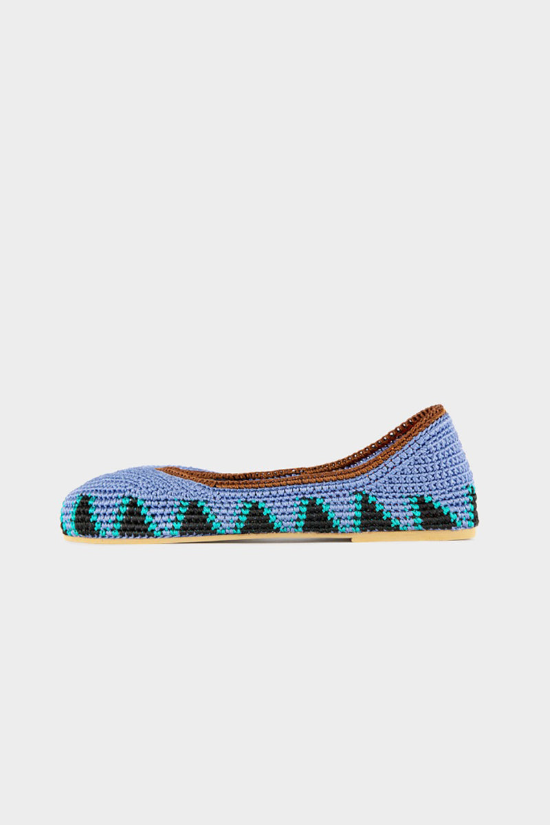 BALLERINA IN HIGH PLUM BLUE