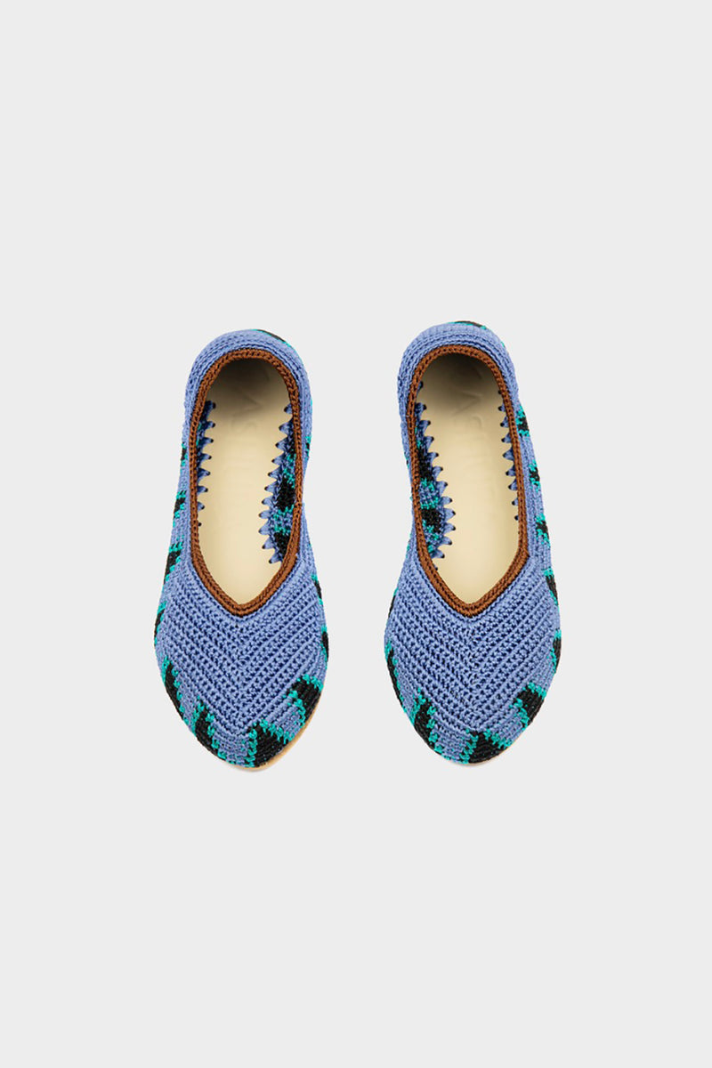 BALLERINA IN HIGH PLUM BLUE