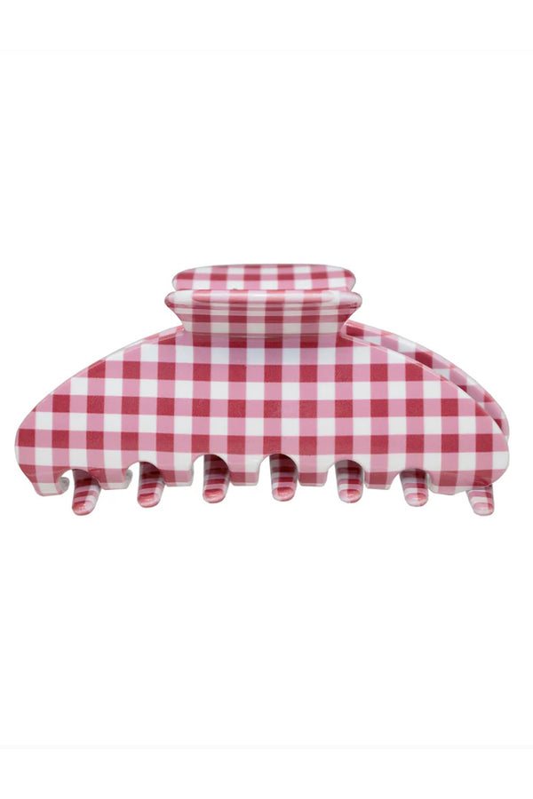 BIG EFFING CLIP IN CHERRY GINGHAM