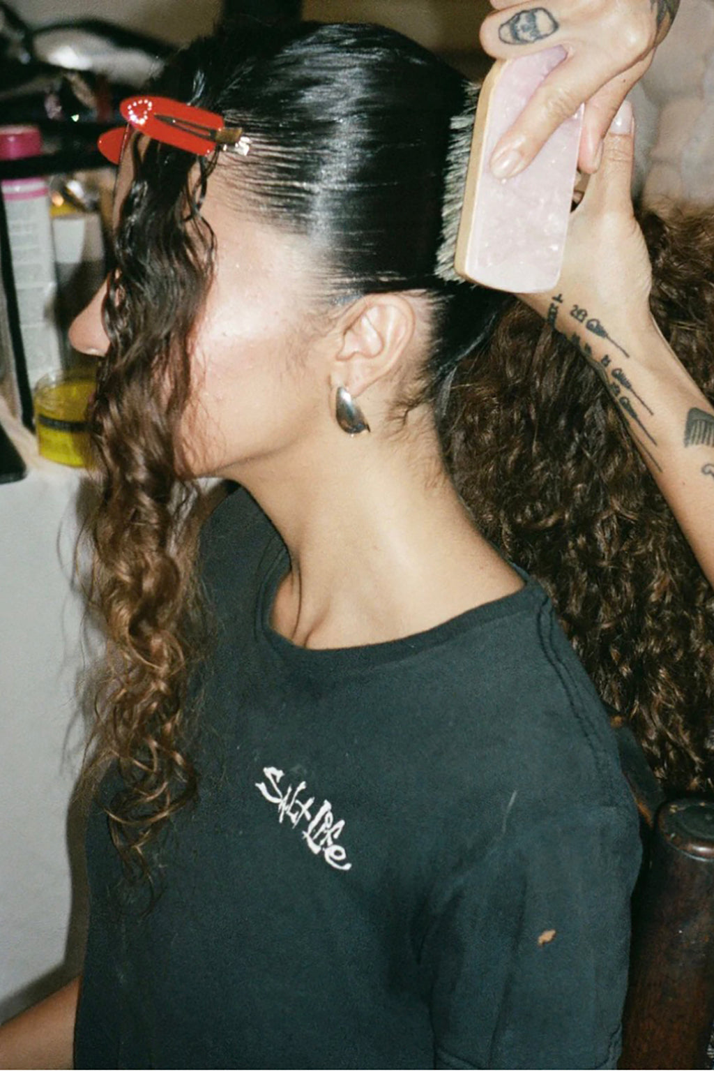 SET OF 4 POPSTAR CLIPS IN AMOUR ROUGE