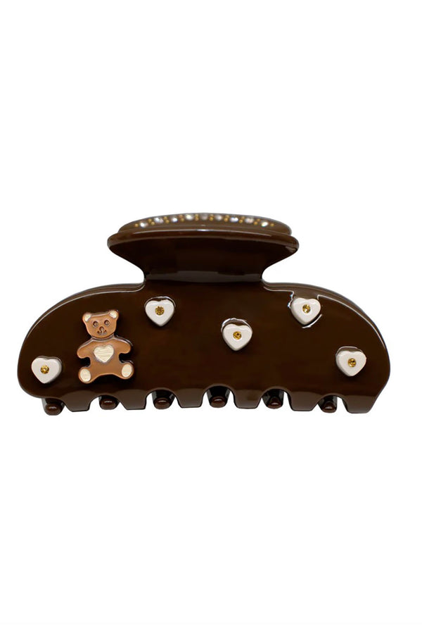 SWEETHEART CLIP IN TOASTED TEDDY