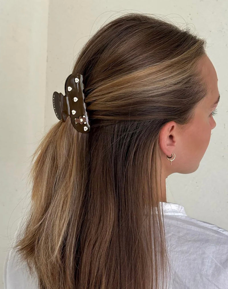 SWEETHEART CLIP IN TOASTED TEDDY