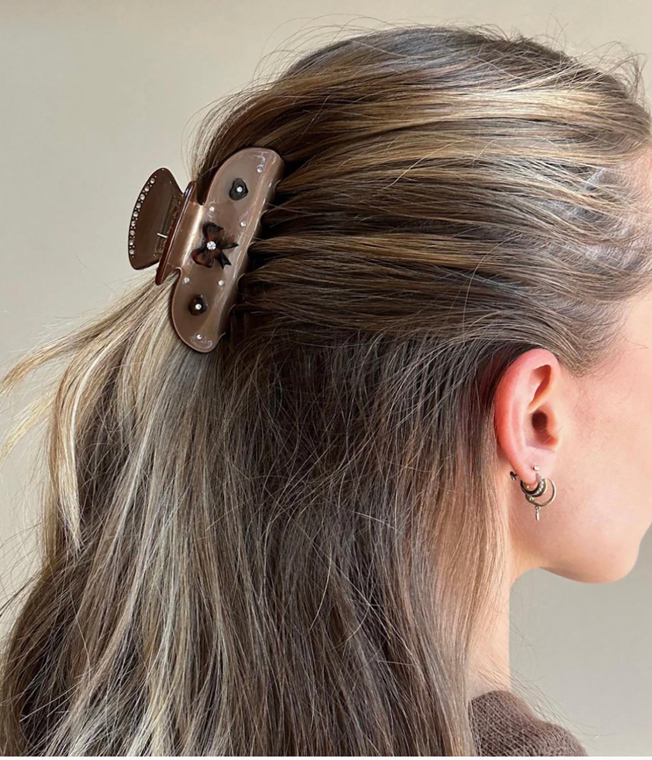 SWEETHEART CLIP IN COCOA CASHMERE