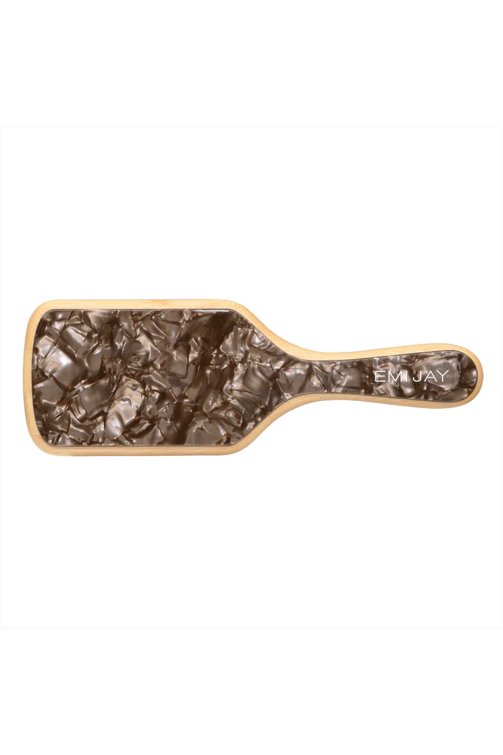 BAMBOO PADDLE BRUSH IN TOASTED SUGAR