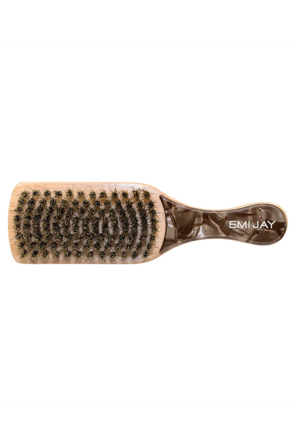 MINI BOAR BRISTLE BRUSH IN TOASTED SUGAR