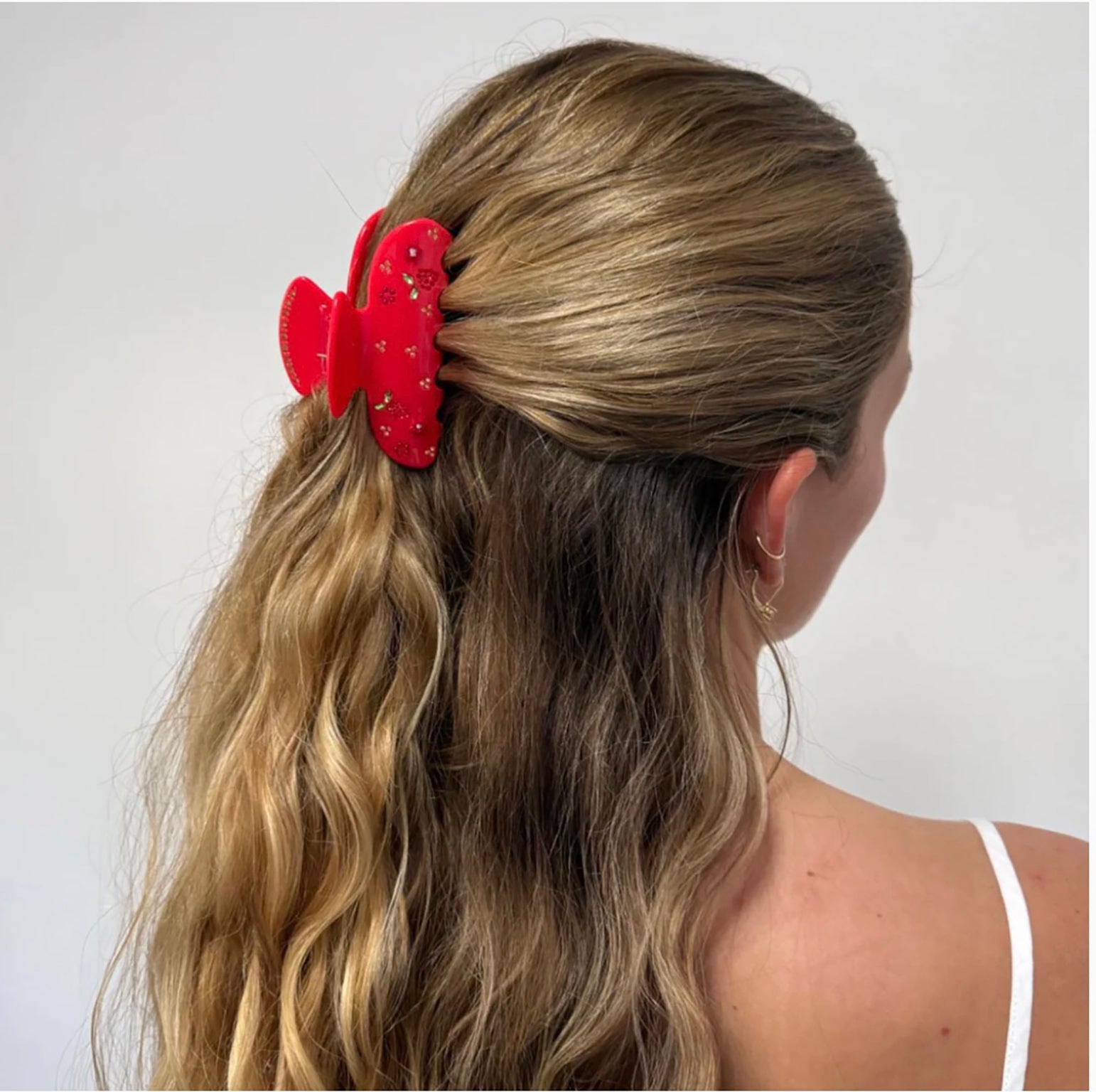 SWEETHEART CLIP IN BERRY BEACH CLUB