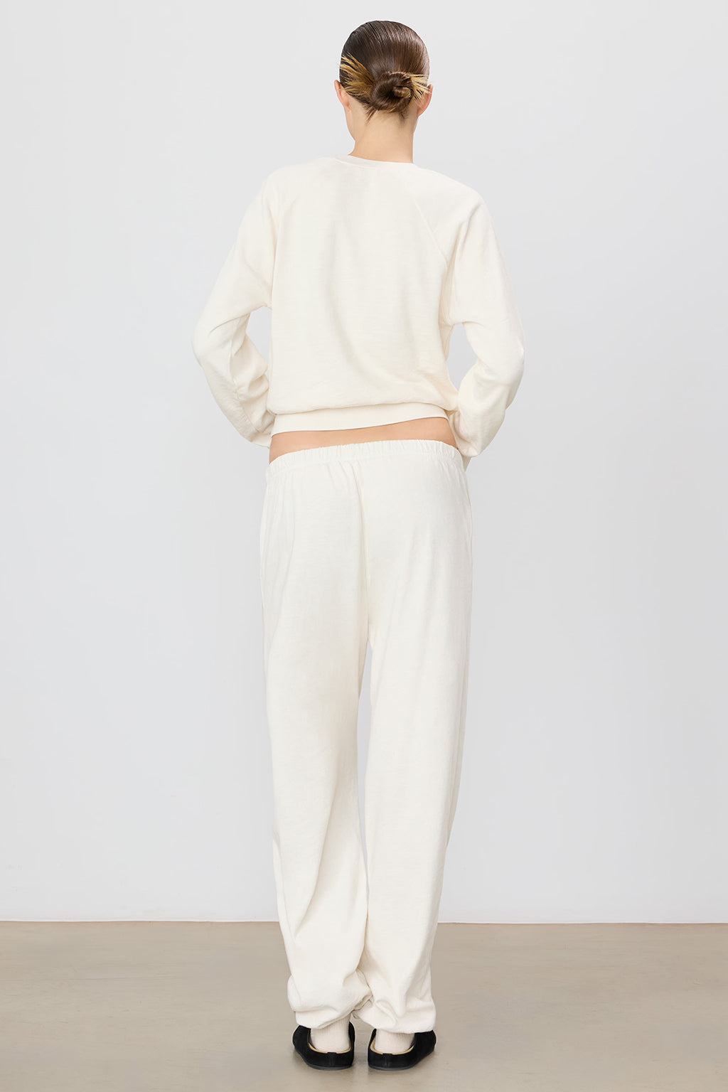 LIGHTWEIGHT FRENCH TERRY BOYFRIEND POCKET SWEATPANT