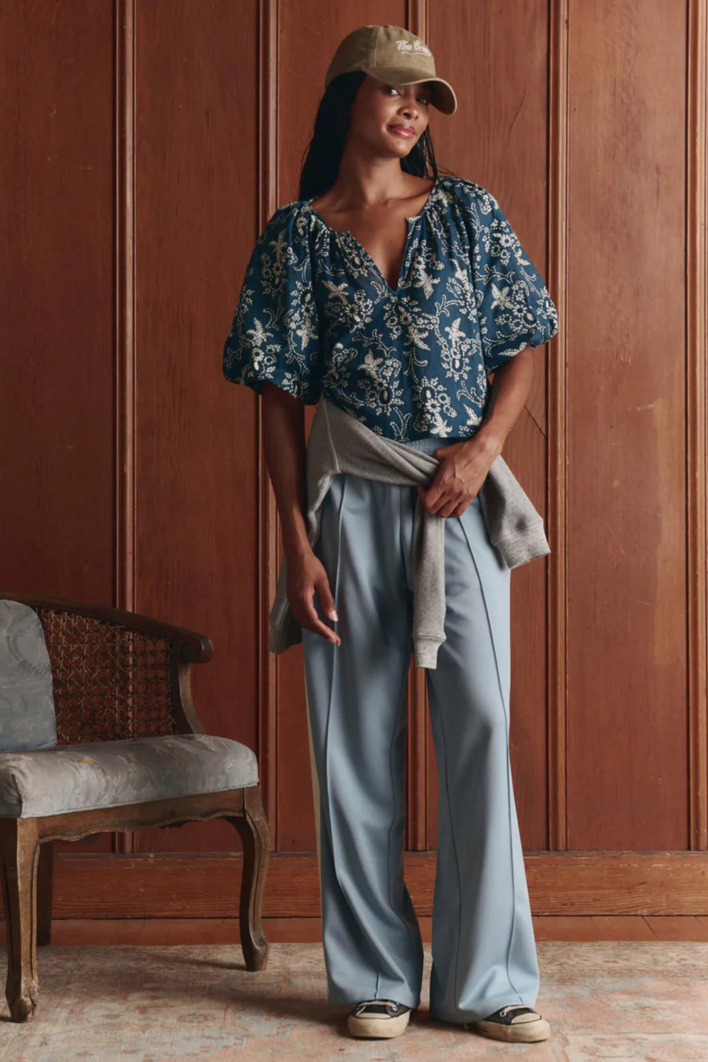 THE WIDE LEG TRACK PANT