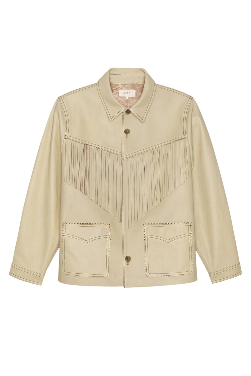LEATHER FRINGE JACKET