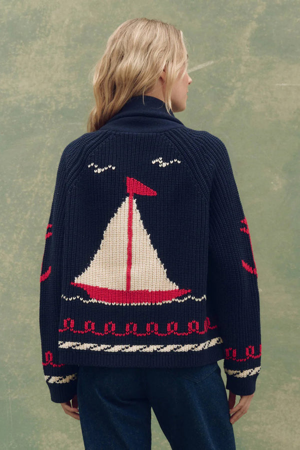 THE SAILBOAT LODGE CARDIGAN